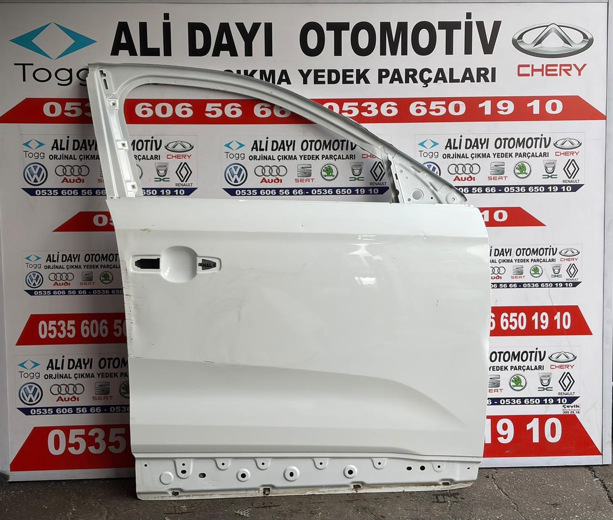 Togg T10x Sağ Ön Kapı Pamukkale Beyaz C1-b0301300024-a