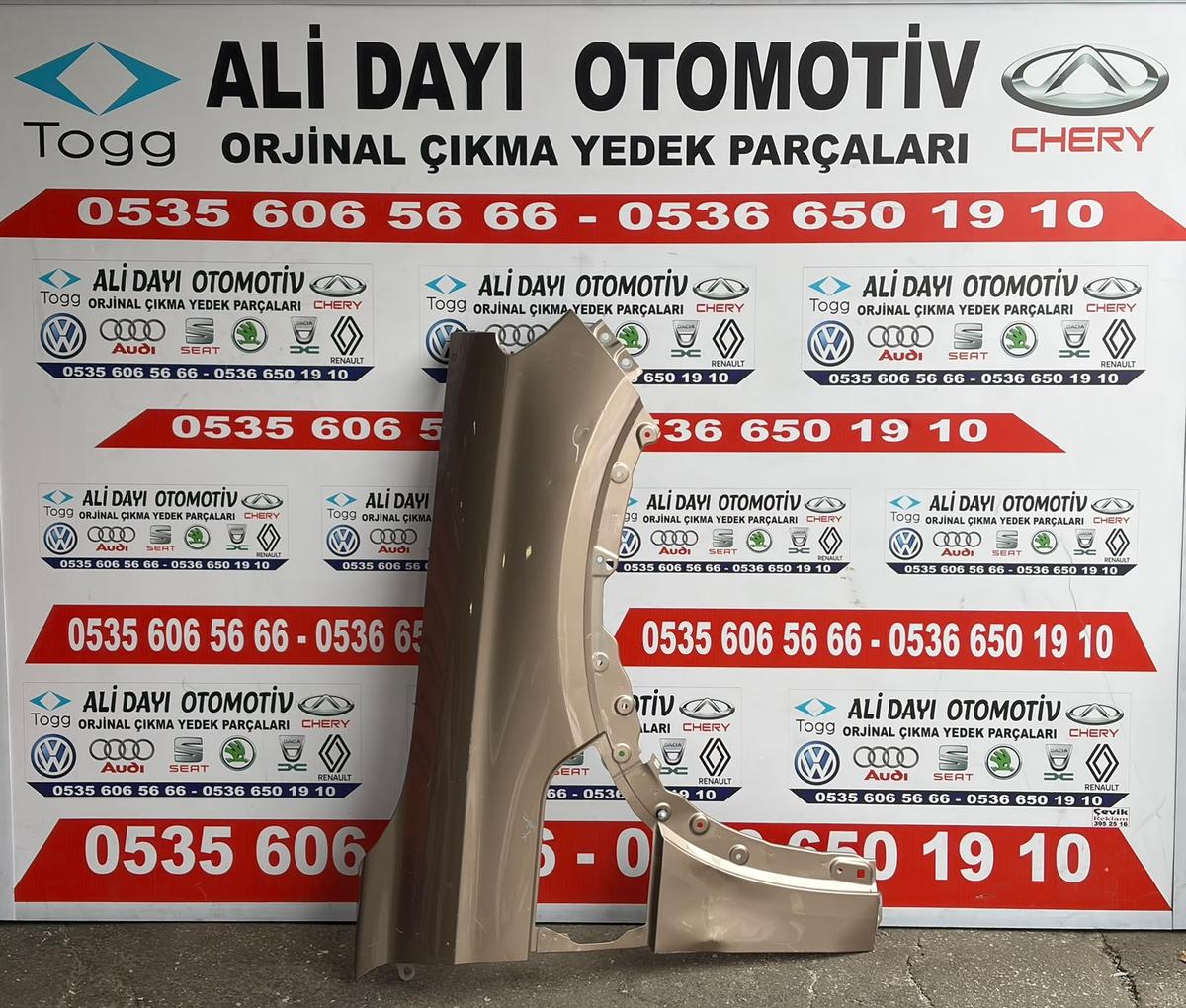 Togg T10x Sağ Ön Çamurluk Kapadokya Bej C180304900002a