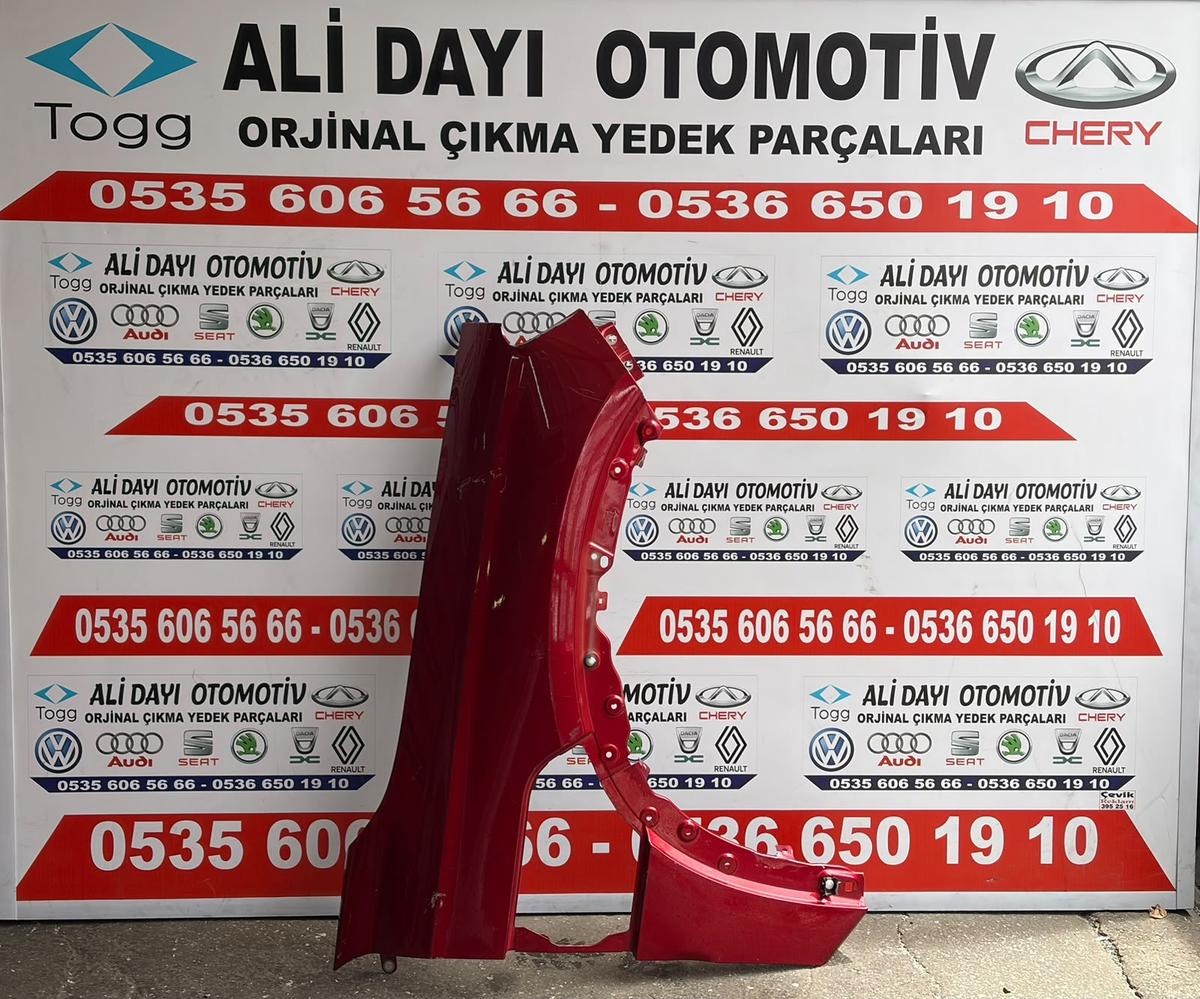 Togg T10x Sağ Ön Çamurluk Anadolu Kırmızı C180304900002a