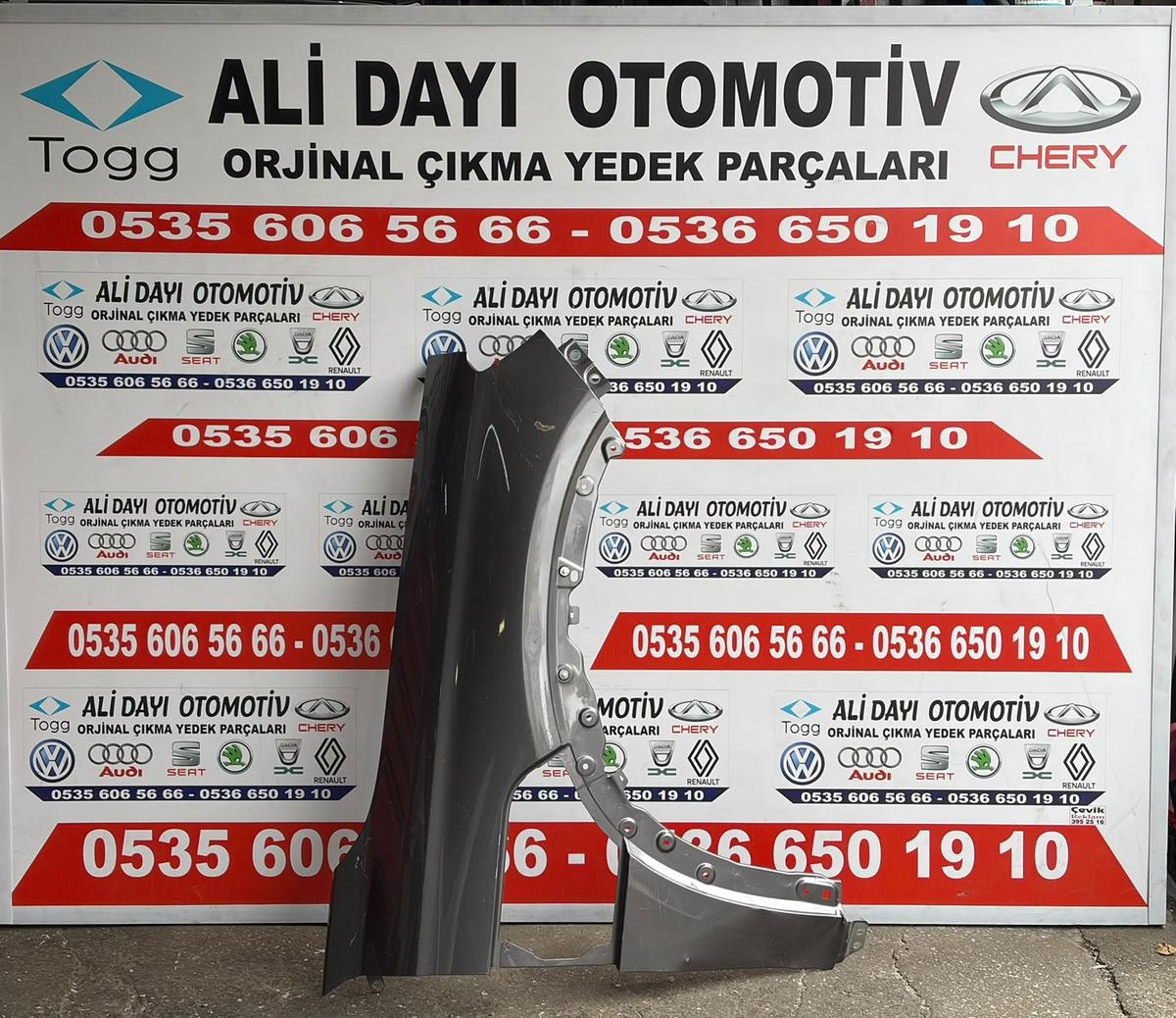 Togg T10x Sağ Ön Çamurluk Kula Gri C180304900002a